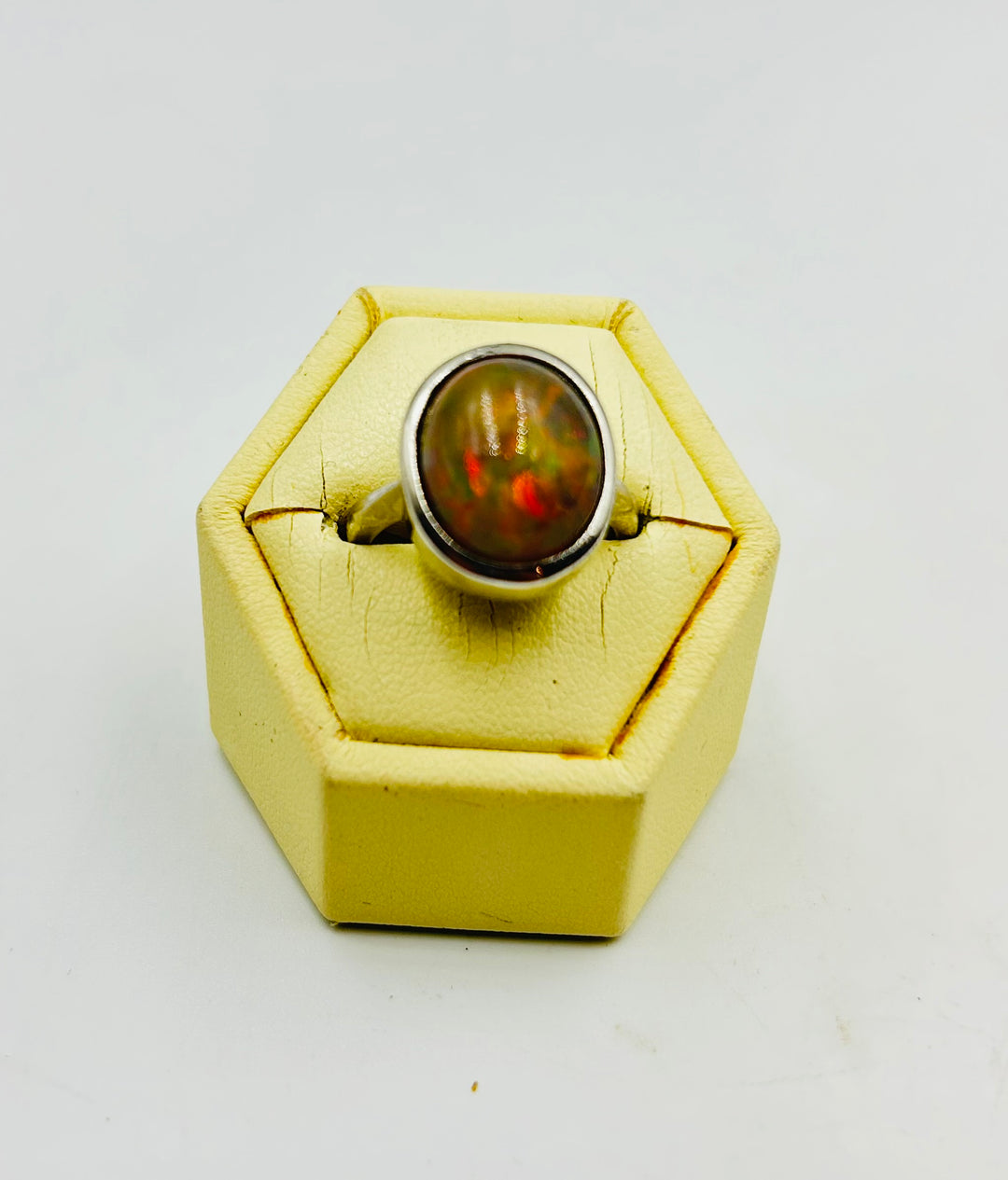 woman opal  ring